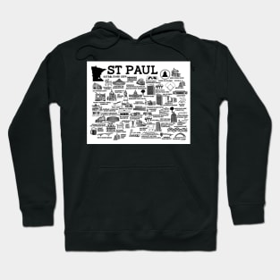 St Paul Map Hoodie